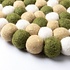 Sjaal met Verhaal Felt coaster 20 cm rond Bolletjes Mistletoe