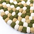 Sjaal met Verhaal Felt coaster 40 cm rond Bolletjes Mistletoe