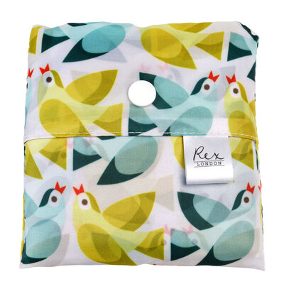 Rex London Faltbare Einkaufstasche aus Recycle-Material Love Birds