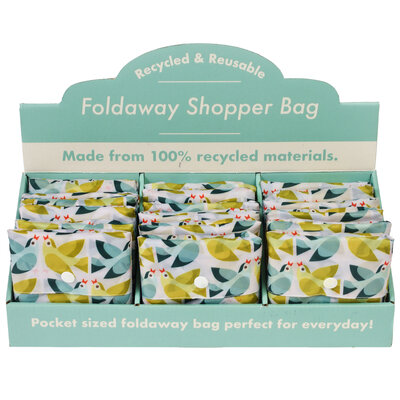 Rex London Faltbare Einkaufstasche aus Recycle-Material Love Birds