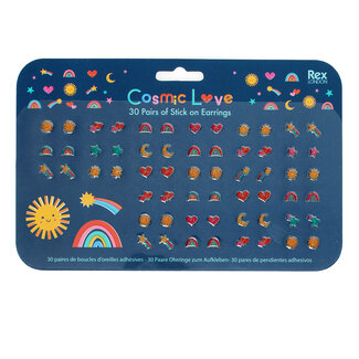 Rex London Stick on Earrings Cosmic Love