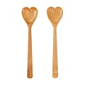 Sass & Belle Salatbesteck Bamboo Heart Set of 2