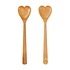 Sass & Belle Salad Servers Bamboo Heart Set of 2