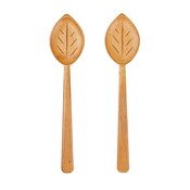 Sass & Belle Salad Servers Bamboo Leaf Set of 2