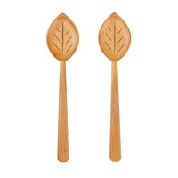 Sass & Belle Salad Servers Bamboo Leaf Set of 2