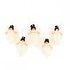 Sjaal met Verhaal Felt Christmas Hanger Engel wit goud