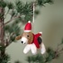 Sjaal met Verhaal Felt Christmas Hanger Hondje Met Kerstmuts