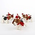 Sjaal met Verhaal Felt Christmas Hanger Hondje Met Kerstmuts
