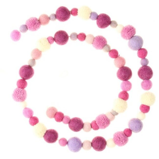 Filzgirlande Pompoms Ballerina