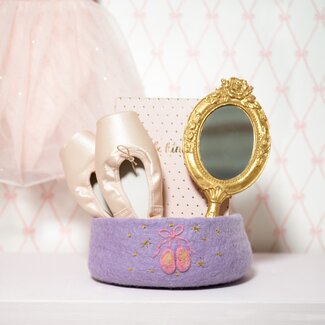 Sjaal met Verhaal Felt Basket Ballerina Belle