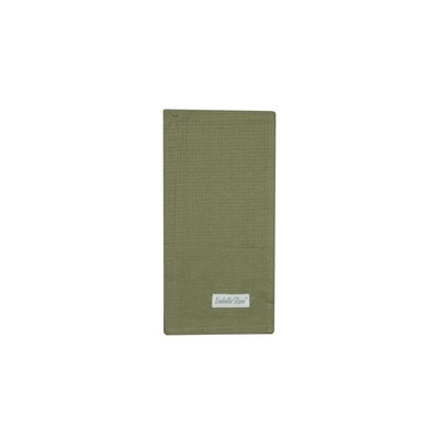 Isabelle Rose Waffle Towel moss-green