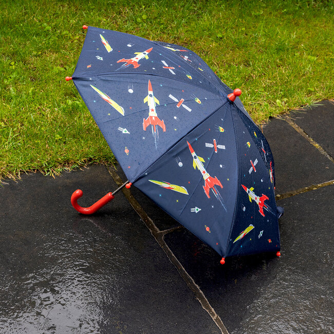 Kinder-Regenschirm Space Age