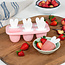 Form für Eis am Stiel mit Hasenohren pink