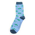 Miss Sparrow Männer-Socken Bamboo Golf sky