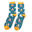 Mens Socks Bamboo On the farm teal