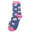 Socks Bamboo Pretty pigs navy