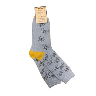 Jess & Lou Männer-Socken Super Soft Bikes grey
