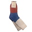 Men's Socks Super Soft Colour Blocks  beige