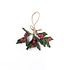 Sjaal met Verhaal Felt Christmas Hanger Holly Berry Large