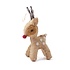 Sjaal met Verhaal Felt Christmas Hanger Rendier fudge