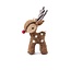 Filz Weihnachtshänger Rendier chocolade