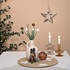Sjaal met Verhaal Felt Christmas Hanger Rendier chocolade