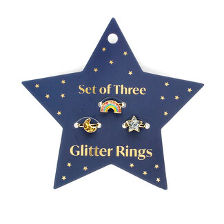 Rex London Glitzerringe Star Card