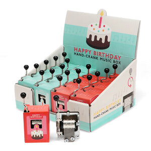 Rex London Music Box Happy Birthday assorti