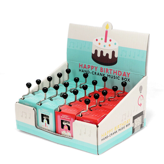 Music Box Happy Birthday assorti