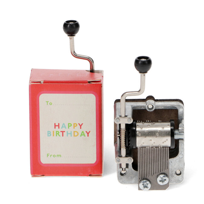 Music Box Happy Birthday assorti