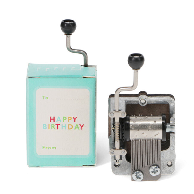 Music Box Happy Birthday assorti
