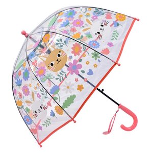Clayre & Eef Childrens umbrella Flowers & Cats