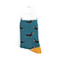 Männer-Socken Bamboo Little Sausage Dogs teal
