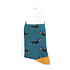 Miss Sparrow Mens Socks Bamboo Little Sausage Dogs teal