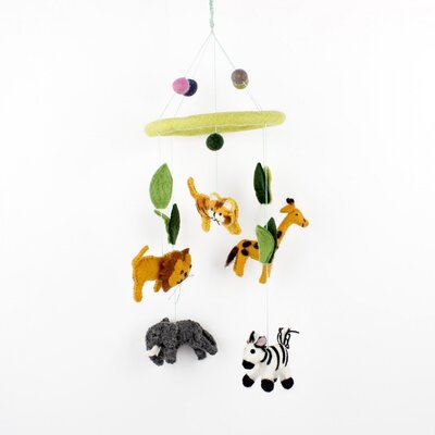 Sjaal met Verhaal Felt Mobile Jungle