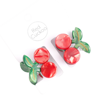 Red Cuckoo Haarklammern Cherry Set of 2