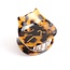 Red Cuckoo Hair Claw Clip Cat Face Tortoise brown