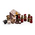 Sjaal met Verhaal Felt Nativity Scene rood/groen