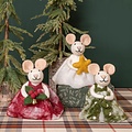 Sjaal met Verhaal Felt Decoration Muis Kerst assorti