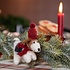 Sjaal met Verhaal Felt Christmas Hanger Hondje Met Kerstmuts knitted