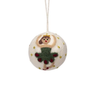 Sjaal met Verhaal Felt Christmas Hanger Bal Notenkraker assorti