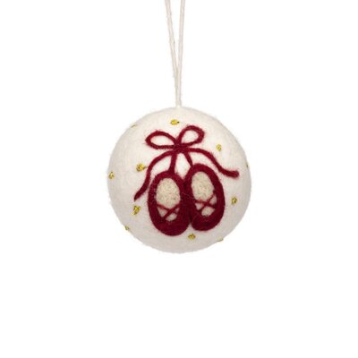 Sjaal met Verhaal Felt Christmas Hanger Bal Notenkraker assorti