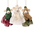 Sjaal met Verhaal Felt Christmas Hanger Muis Oma assorti