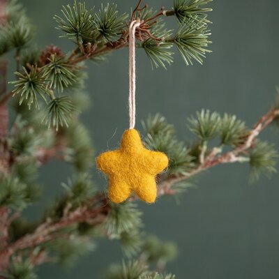 Sjaal met Verhaal Felt Christmas Hanger Ster