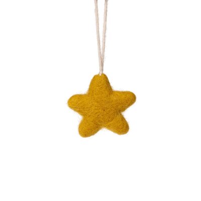 Sjaal met Verhaal Felt Christmas Hanger Ster