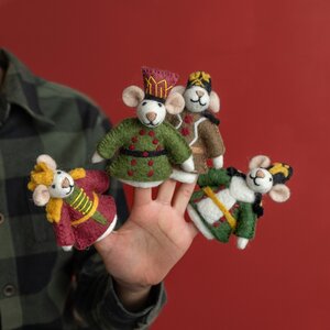 Sjaal met Verhaal Finger Dolls Muis Notenkraker Set of 8 assorti