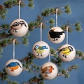 Sjaal met Verhaal Felt Hanger Bal Vogels assorti
