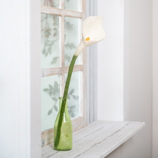 Felt Flower Calla wit