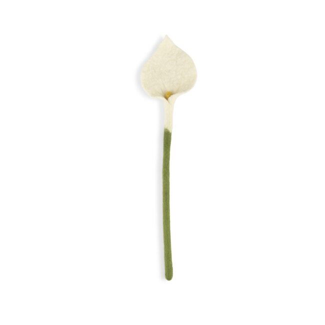 Felt Flower Calla wit