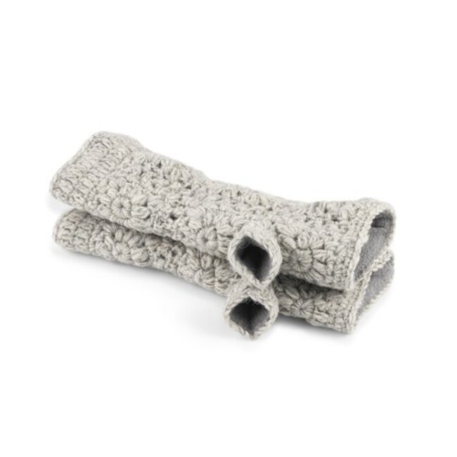 Handwarmer Granny Square light grey